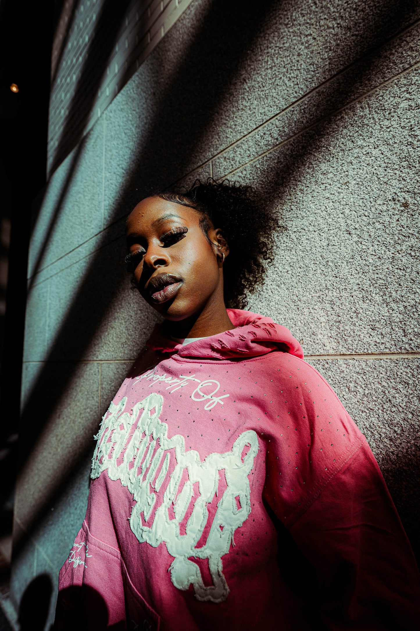 Sweat à capuche Pink Diamond
