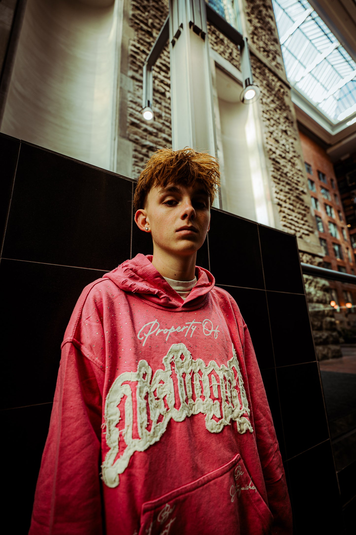 Sweat à capuche Pink Diamond